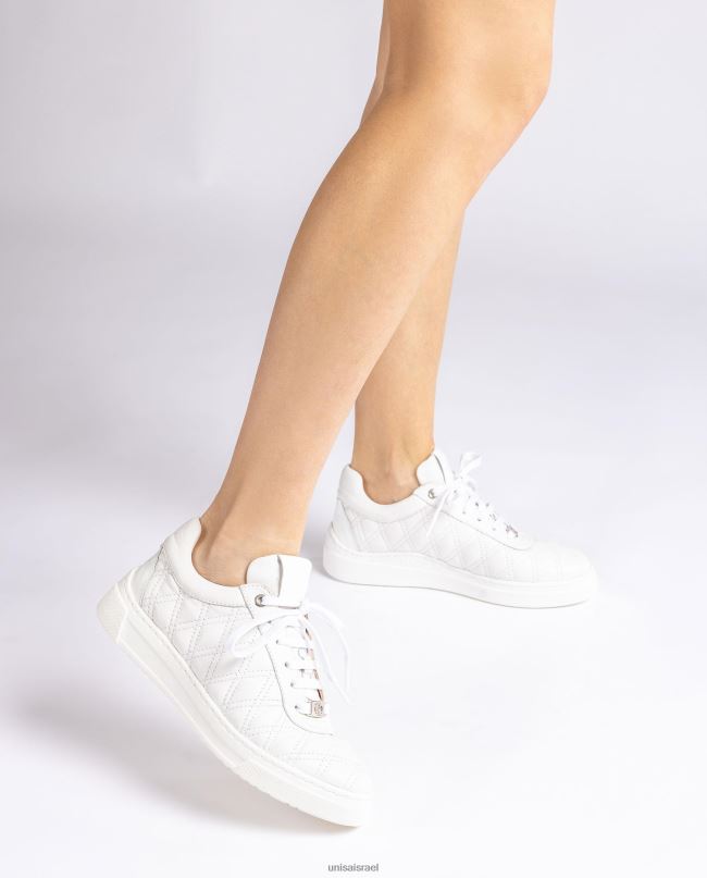 Unisa נעלי ספורט עם טלאים גיאומטריים לבן נשים V2BP2648