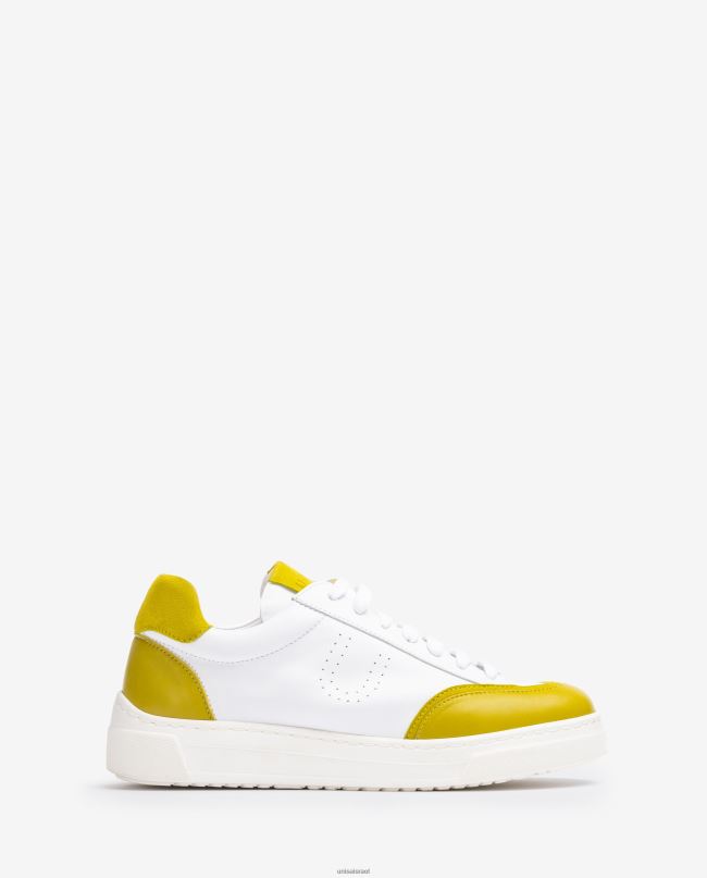 Unisa נעלי ספורט עם בוהן ועקב מנוגדים לבן נשים V2BP2652