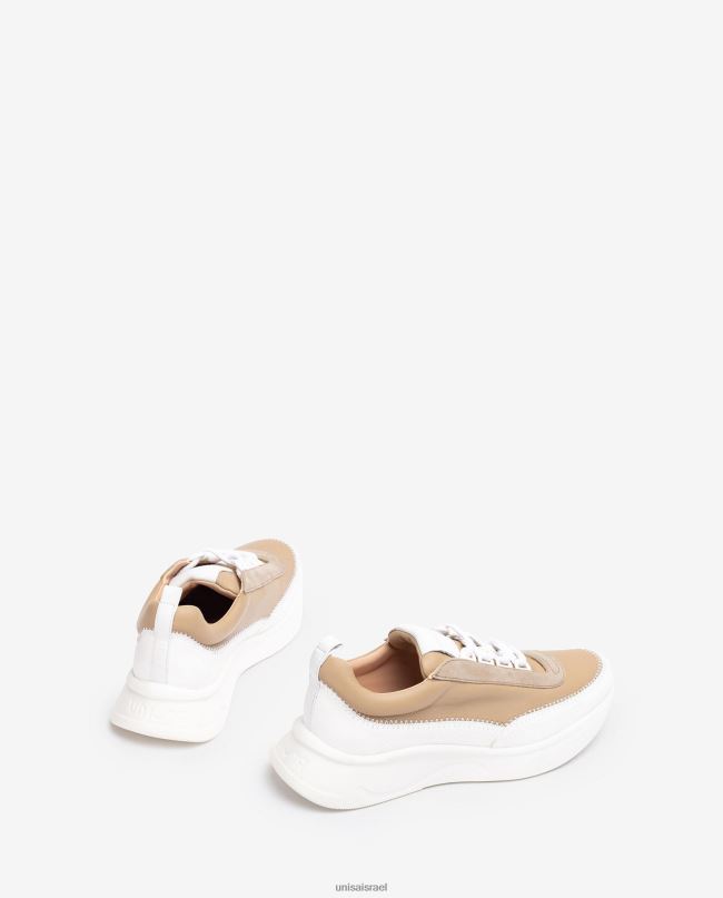 Unisa נעלי ספורט עם חומרים מנוגדים לבן נשים V2BP2669
