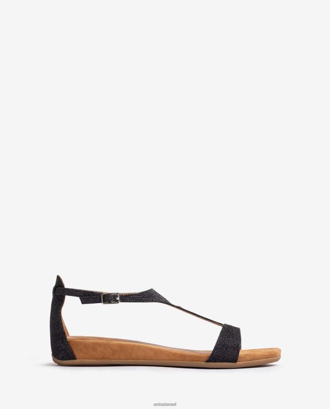 Unisa סנדל עם רצועה על האף שָׁחוֹר נשים V2BP273
