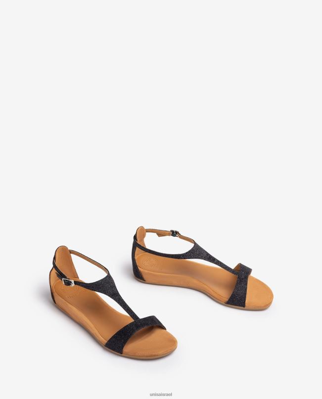 Unisa סנדל עם רצועה על האף שָׁחוֹר נשים V2BP273