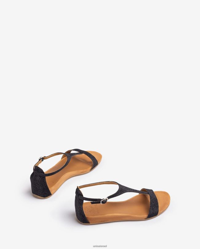 Unisa סנדל עם רצועה על האף שָׁחוֹר נשים V2BP273