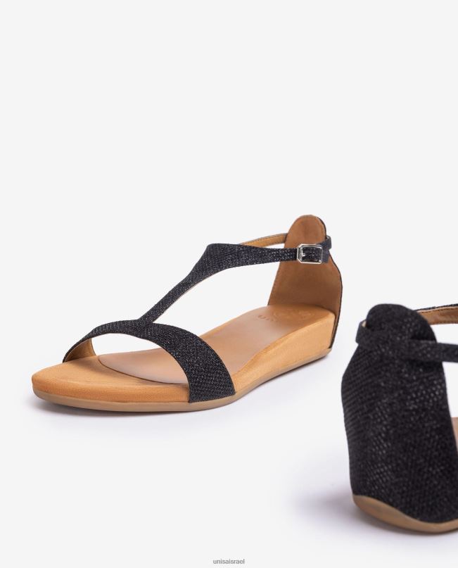 Unisa סנדל עם רצועה על האף שָׁחוֹר נשים V2BP273