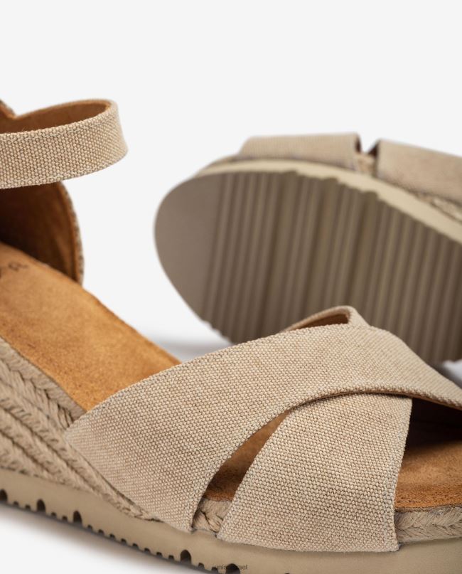 Unisa סנדל יוטה עם רצועה מוצלבת אופנה נשים V2BP2775