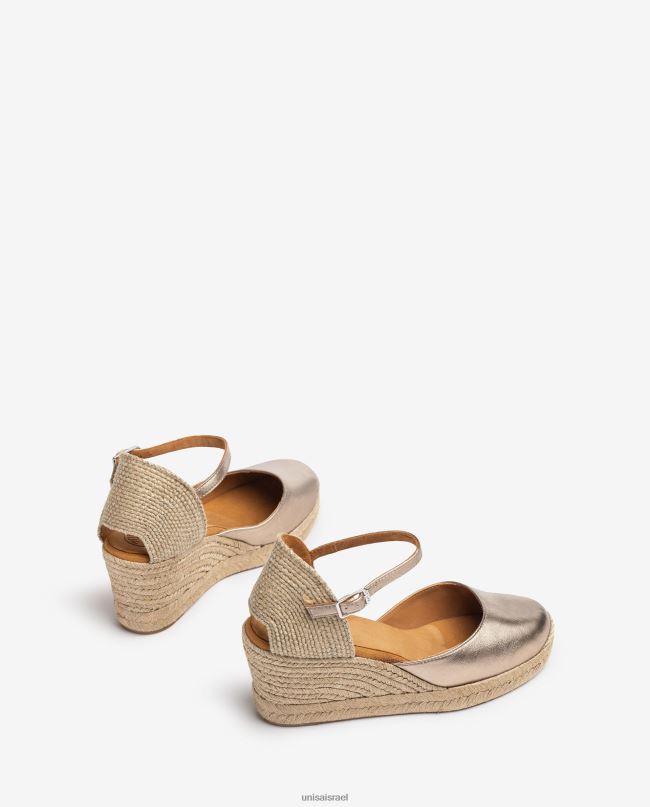 Unisa עקב אספדריל בגימור מתכתי אופנה נשים V2BP2785