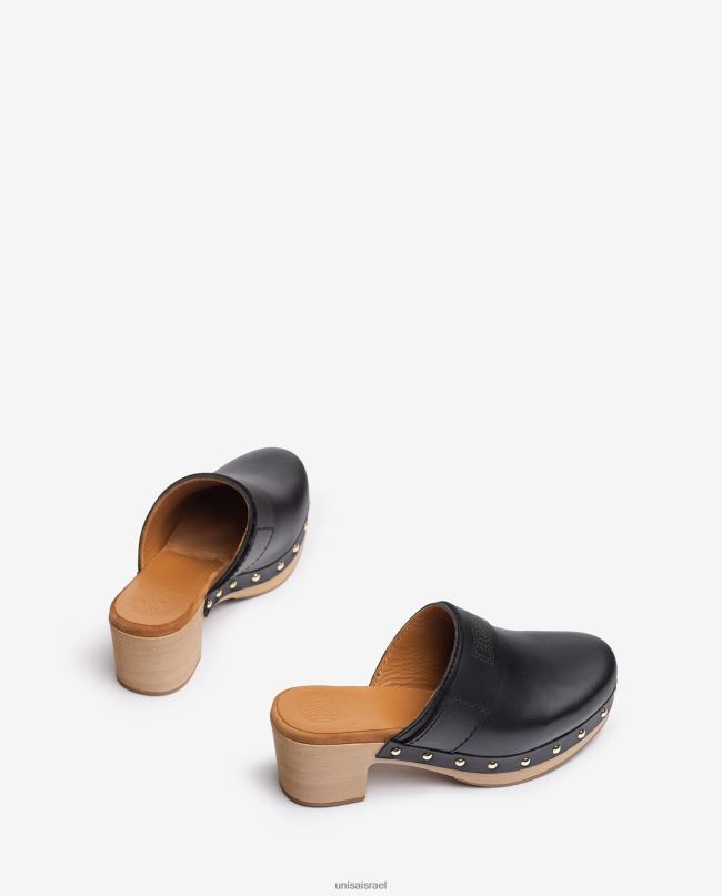 Unisa סתימה עשויה מעור שָׁחוֹר נשים V2BP2806