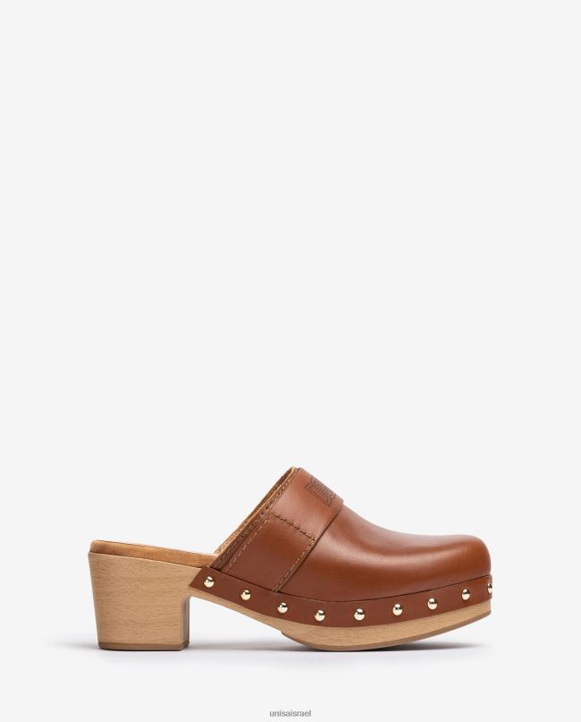 Unisa סתימה עשויה מעור חום נשים V2BP2807