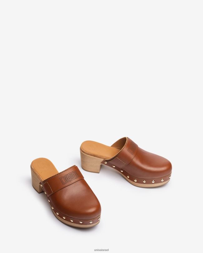 Unisa סתימה עשויה מעור חום נשים V2BP2807