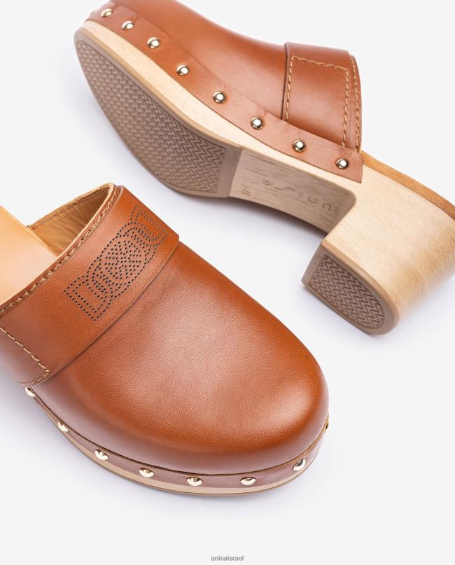 Unisa סתימה עשויה מעור חום נשים V2BP2807