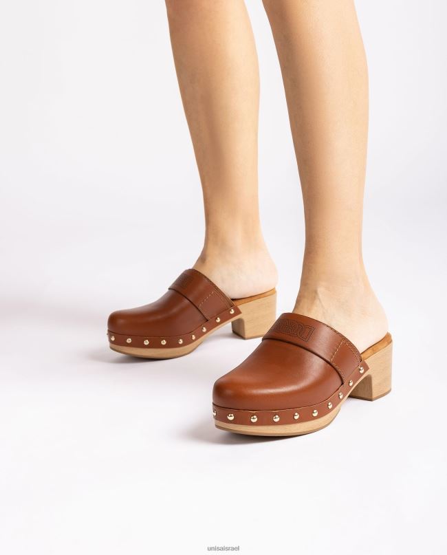 Unisa סתימה עשויה מעור חום נשים V2BP2807