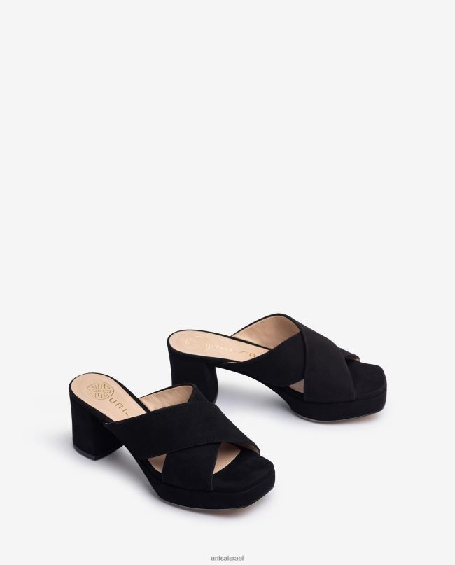 Unisa סנדל רצועות זמש אופנה נשים V2BP2824