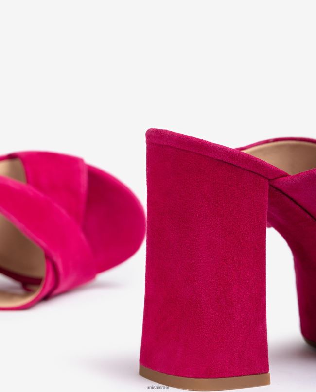 Unisa סנדל רחב עם רצועה מוצלבת אופנה נשים V2BP2825