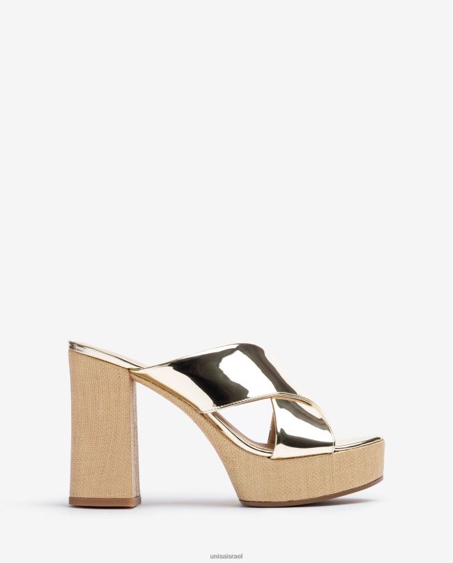 Unisa סנדל רחב עם רצועה מוצלבת מְעוּדָן נשים V2BP2826