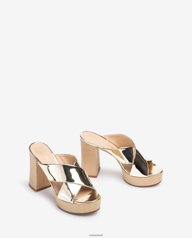 Unisa סנדל רחב עם רצועה מוצלבת מְעוּדָן נשים V2BP2826