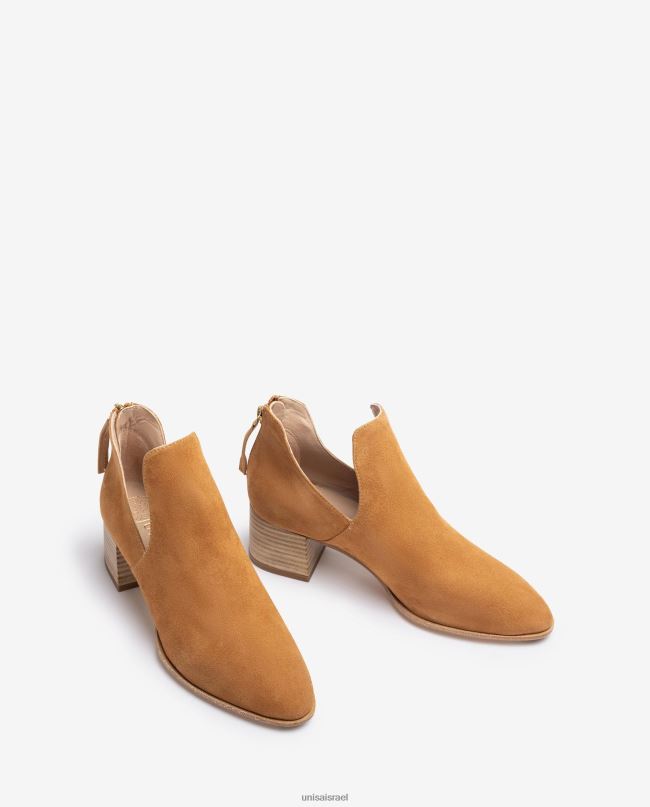 Unisa מגף זמש חום נשים V2BP2849