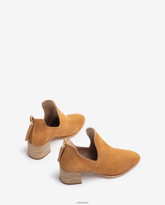 Unisa מגף זמש חום נשים V2BP2849