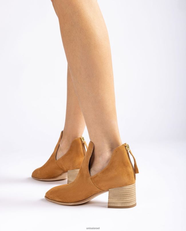 Unisa מגף זמש חום נשים V2BP2849