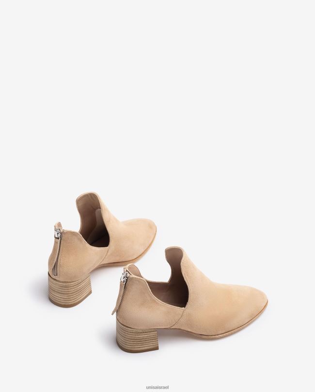 Unisa מגף זמש בז' נשים V2BP2850