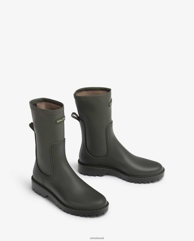 Unisa מגף גומי ירוק נשים V2BP2854