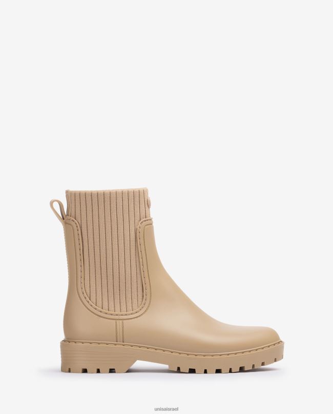 Unisa מגפוני וולינגטון סופר-רך בז' נשים V2BP2857