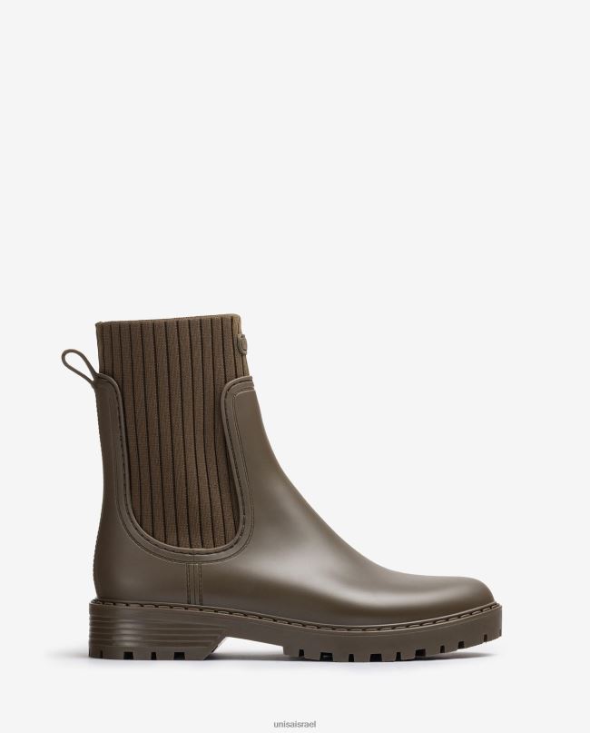 Unisa מגפוני וולינגטון סופר-רך ירוק נשים V2BP2861