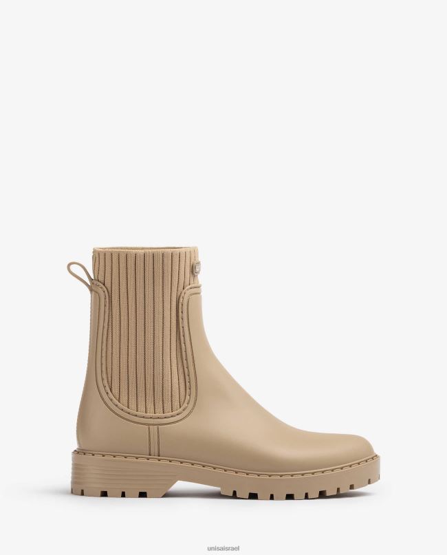 Unisa מגפוני וולינגטון סופר-רך חום נשים V2BP2862