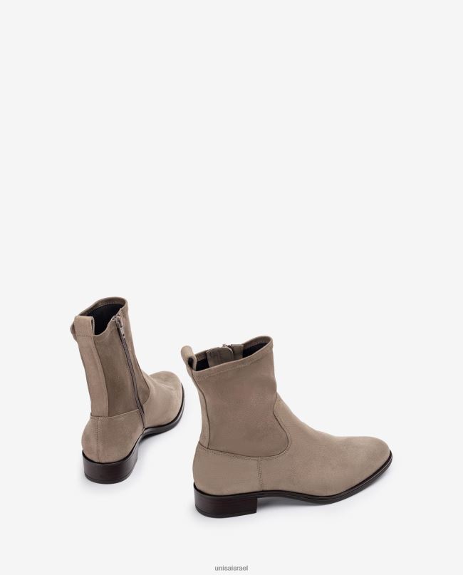 Unisa מגפון קרסול רגיל עם קו רבע עליון בד נמתח מְעוּדָן נשים V2BP2883