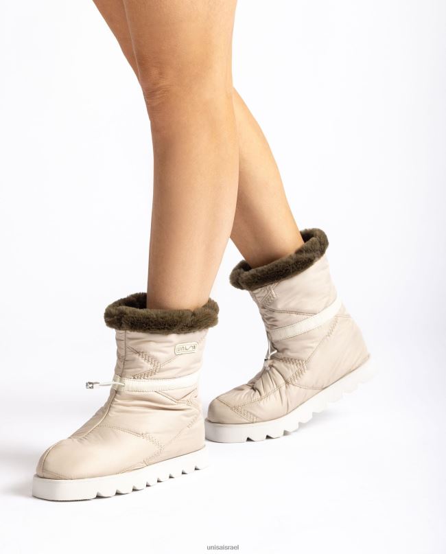 Unisa מגפי אפר סקי בז' נשים V2BP2886