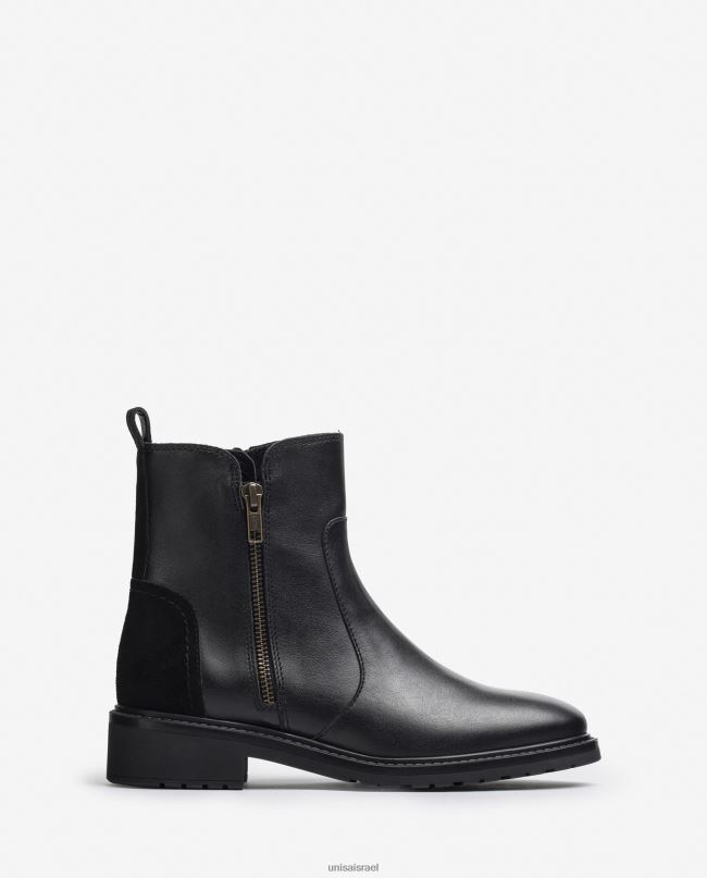 Unisa מגפון זמש עם רוכסן אופנה נשים V2BP2890