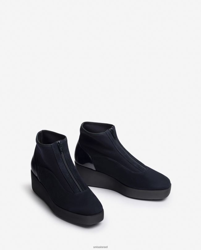 Unisa מגף קרסול קל במיוחד עם רוכסן כְּחוֹל נשים V2BP2898