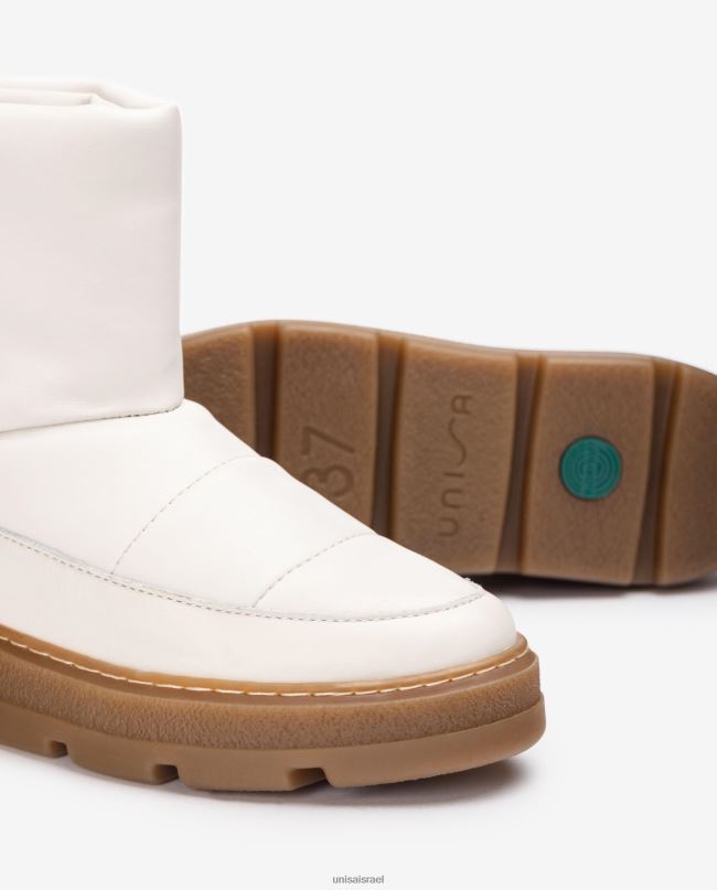 Unisa מגפי אפר סקי לבן נשים V2BP2904