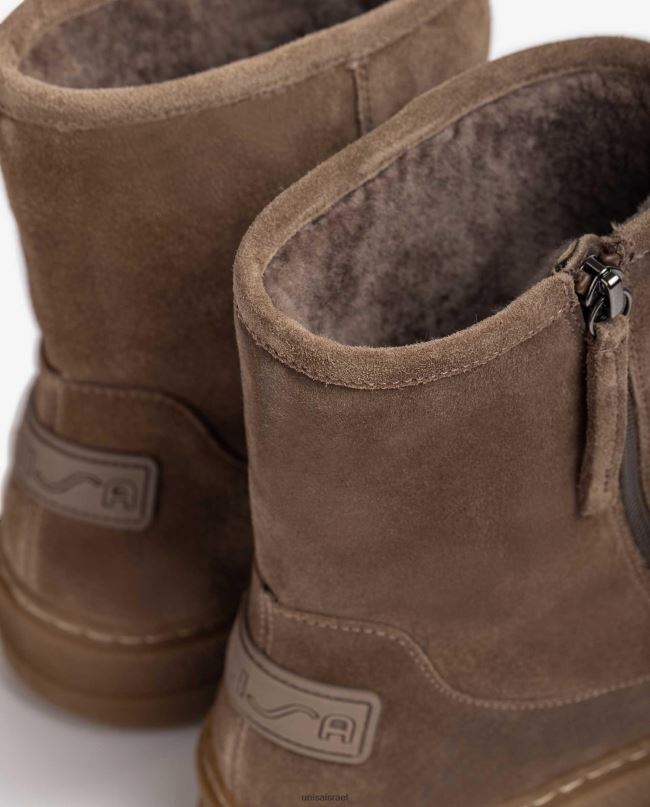 Unisa מגפי זמש עם בטנת פרווה רכה מְעוּדָן ילדים V2BP2905