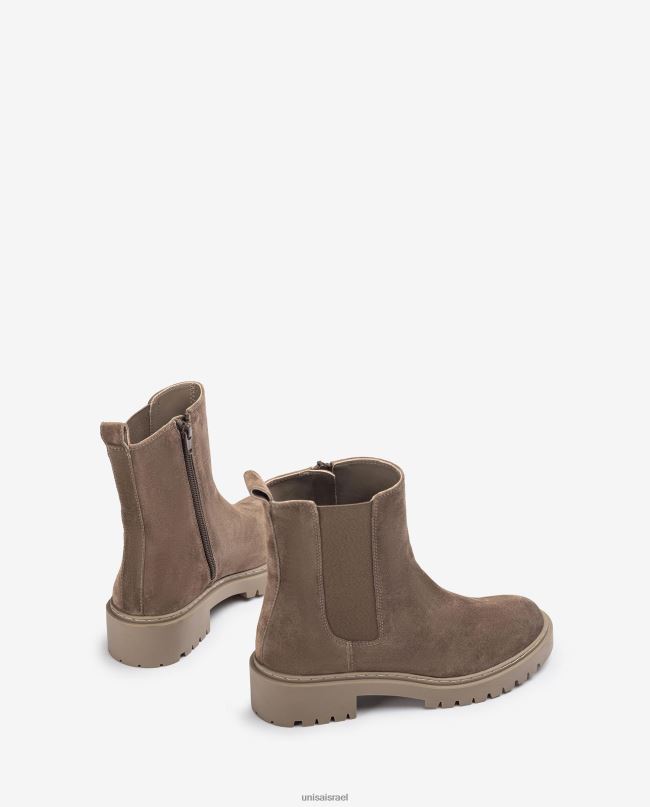 Unisa מגפי זמש עם גומי צד ורוכסן מְעוּדָן ילדים V2BP2909