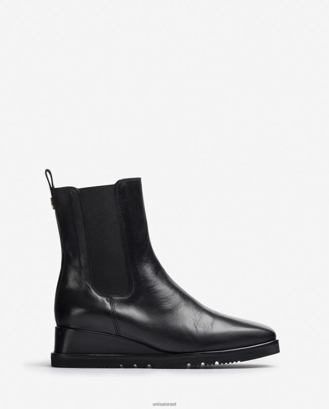 Unisa מגפון קרסול עם טריז ושקע צד אופנה נשים V2BP2914