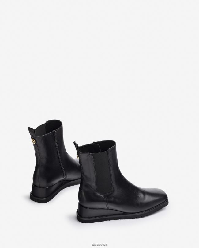 Unisa מגפון קרסול עם טריז ושקע צד אופנה נשים V2BP2914