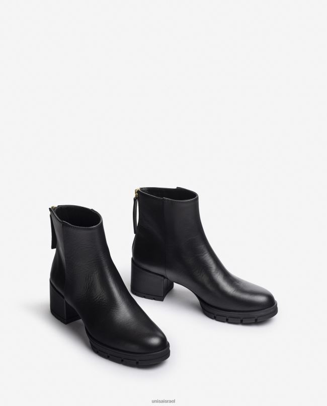 Unisa מגפי עור עם רוכסן מְעוּדָן נשים V2BP2925