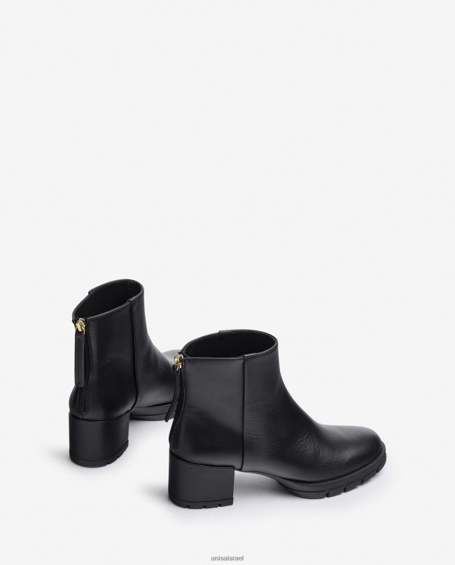 Unisa מגפי עור עם רוכסן מְעוּדָן נשים V2BP2925