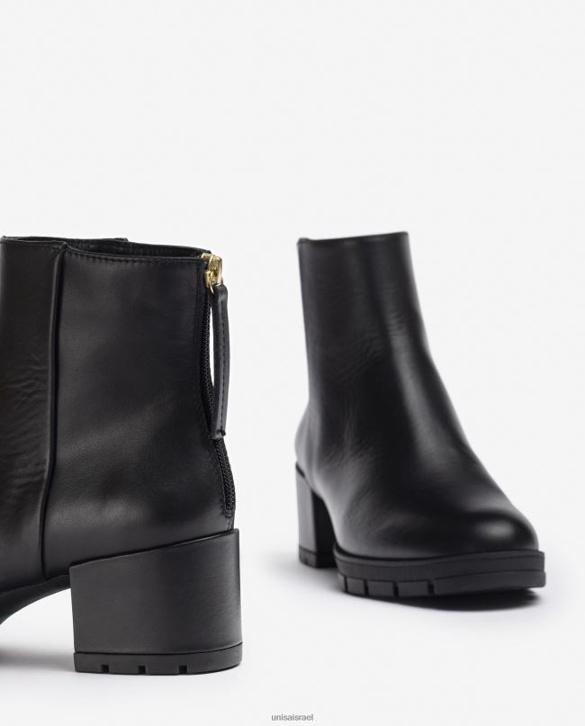 Unisa מגפי עור עם רוכסן מְעוּדָן נשים V2BP2925