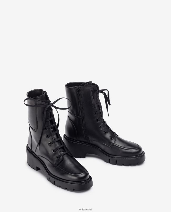 Unisa מגפון קרסול עם סוליית מסלול ושרוכים מְעוּדָן נשים V2BP2929