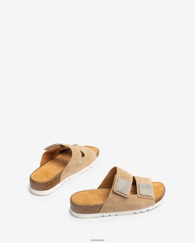 Unisa סנדל שטוח עם רצועה כפולה מְעוּדָן נשים V2BP293