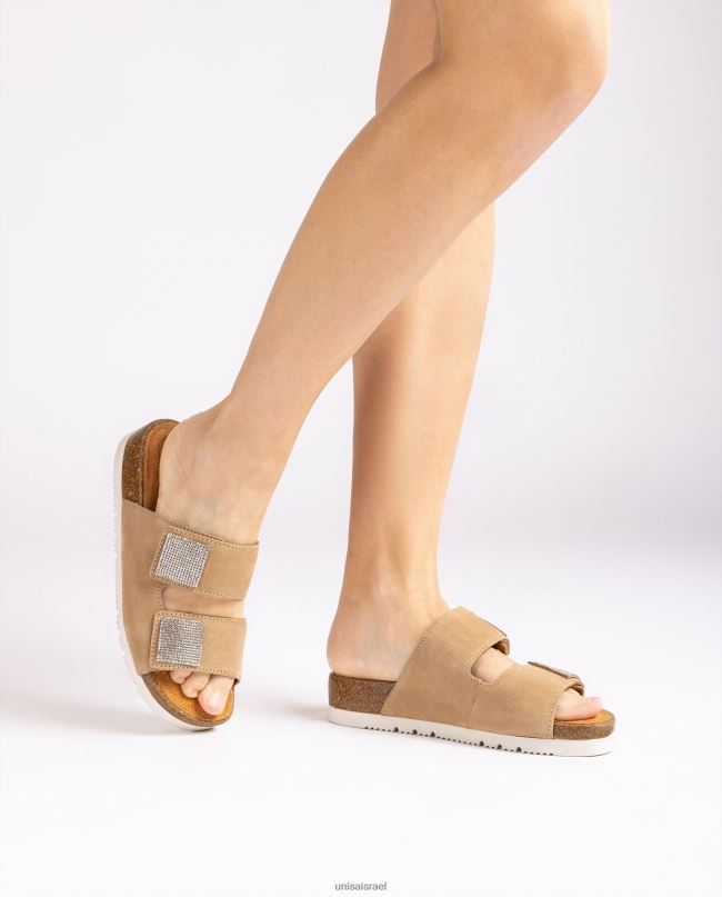 Unisa סנדל שטוח עם רצועה כפולה מְעוּדָן נשים V2BP293