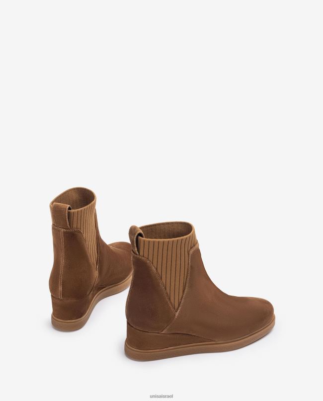 Unisa מגפי זמש עם טריז חום ילדים V2BP2944