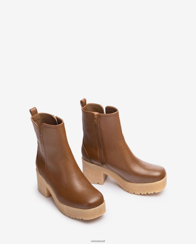 Unisa מגפונים מעור עם רוכסן פנימי אופנה ילדים V2BP2950