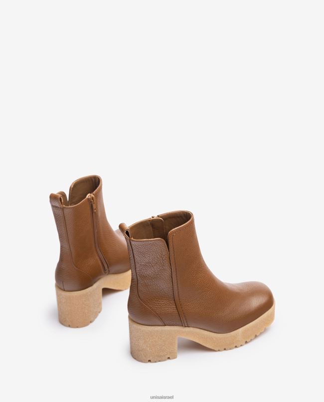 Unisa מגפונים מעור עם רוכסן פנימי אופנה ילדים V2BP2950