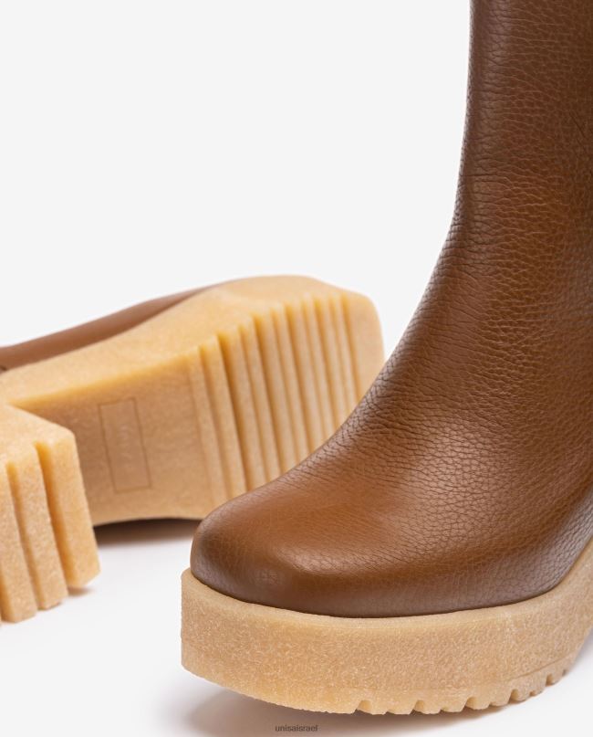 Unisa מגפונים מעור עם רוכסן פנימי אופנה ילדים V2BP2950