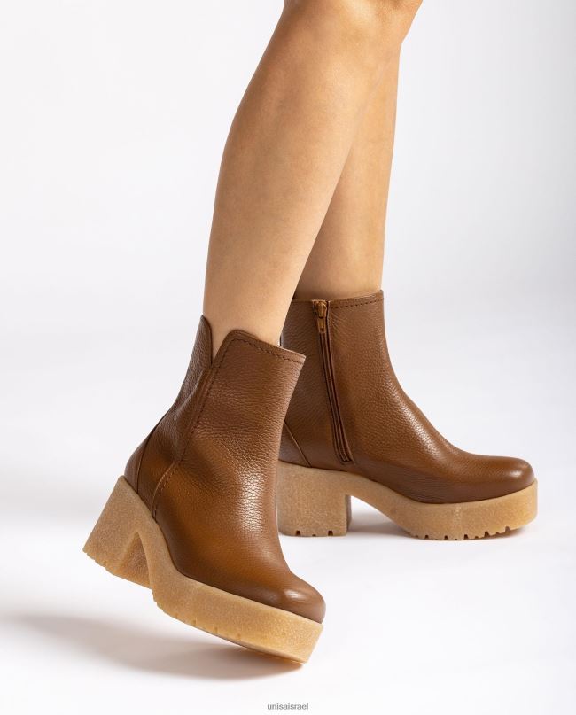 Unisa מגפונים מעור עם רוכסן פנימי אופנה ילדים V2BP2950