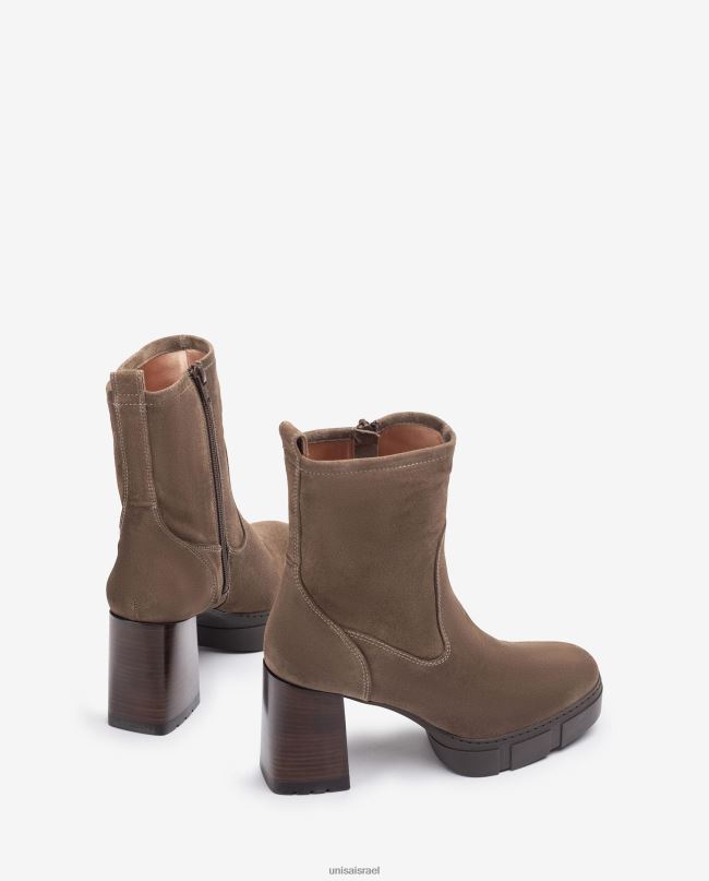 Unisa מגפון עם עקב ופלטפורמת מסלול אופנה נשים V2BP2951