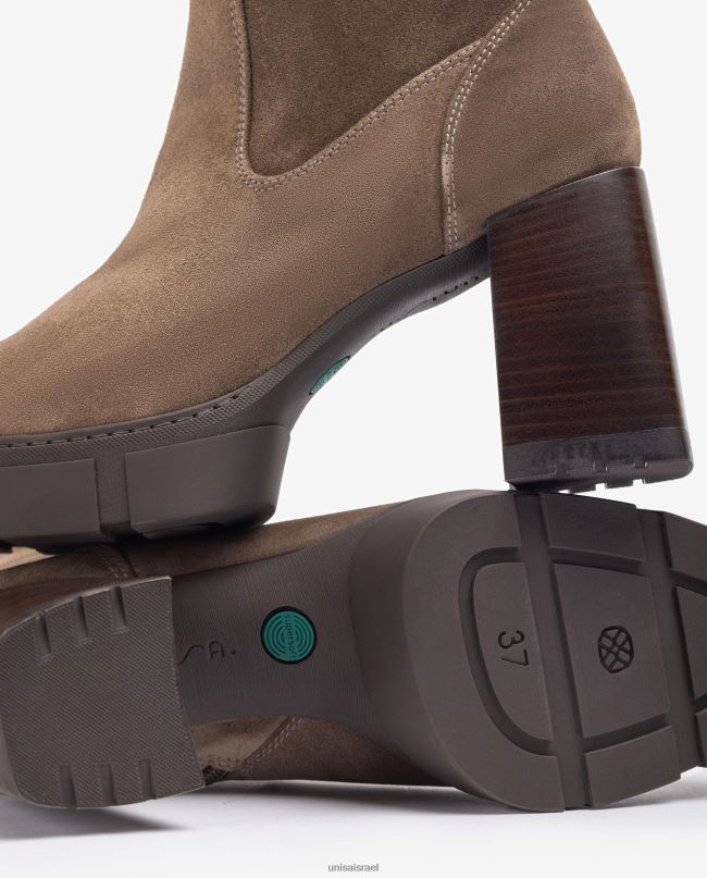 Unisa מגפון עם עקב ופלטפורמת מסלול אופנה נשים V2BP2951