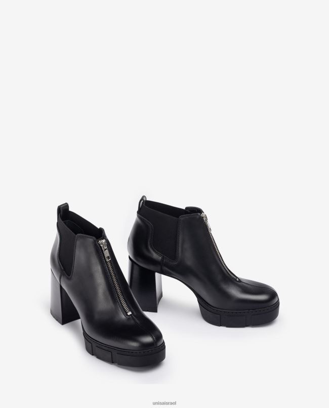 Unisa מגפון קרסול עם רוכסן ופלטפורמת מסלול מְעוּדָן נשים V2BP2953