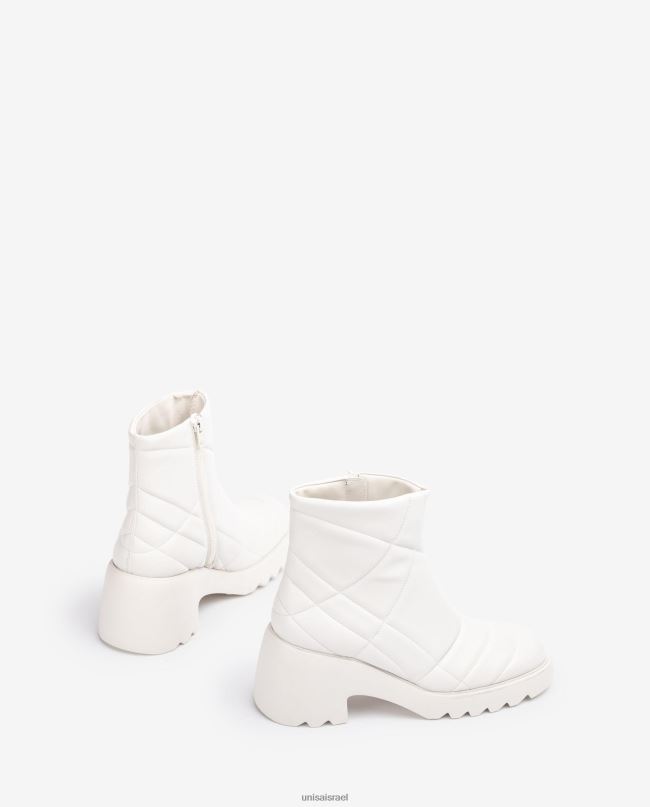 Unisa מגף קרסול סופר קליל לבן נשים V2BP2960